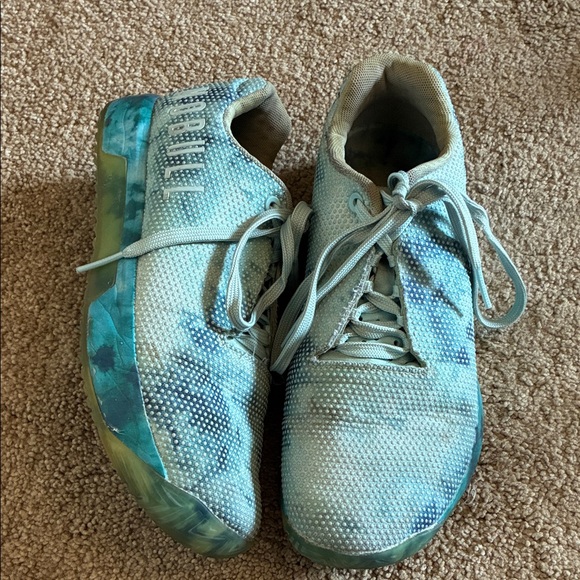 NOBULL Shoes - NOBULL Blue Arctic Camo SuperFabric Trainer CrossFit Shoes